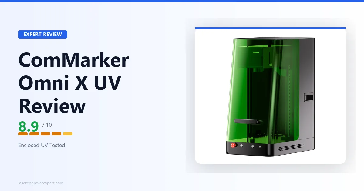 ComMarker Omni X UV Review 2026: Worth $3,599?