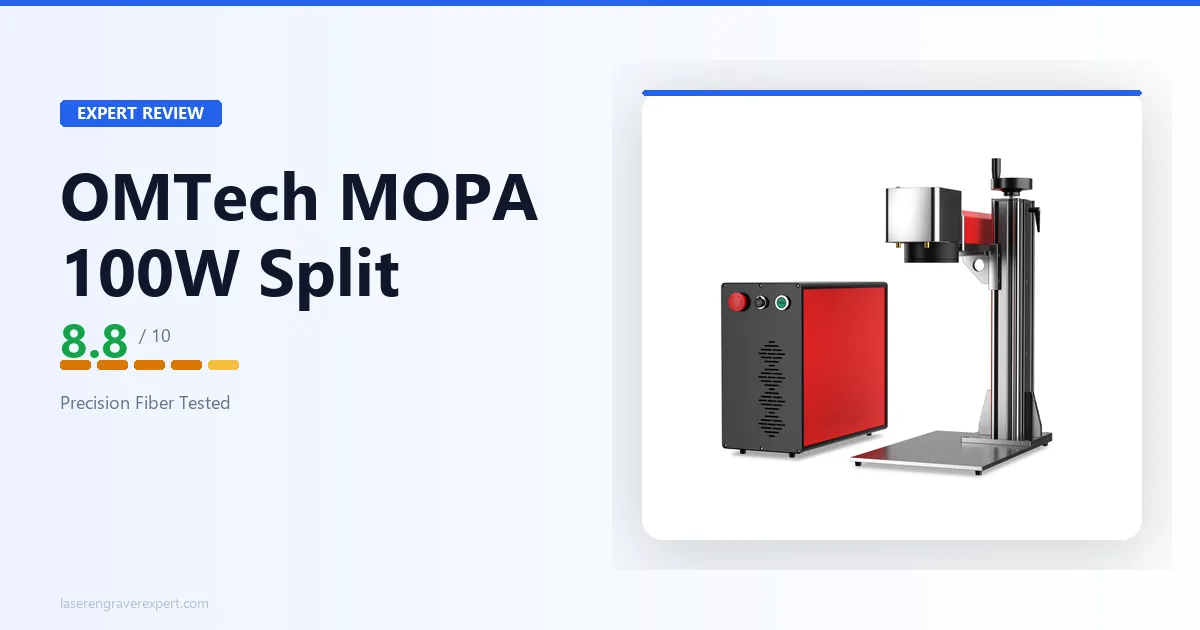 OMTech MOPA 100W Split Review 2026: Worth $6,099?