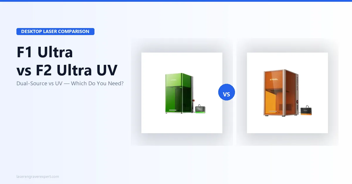 xTool F1 Ultra vs F2 Ultra (2026)