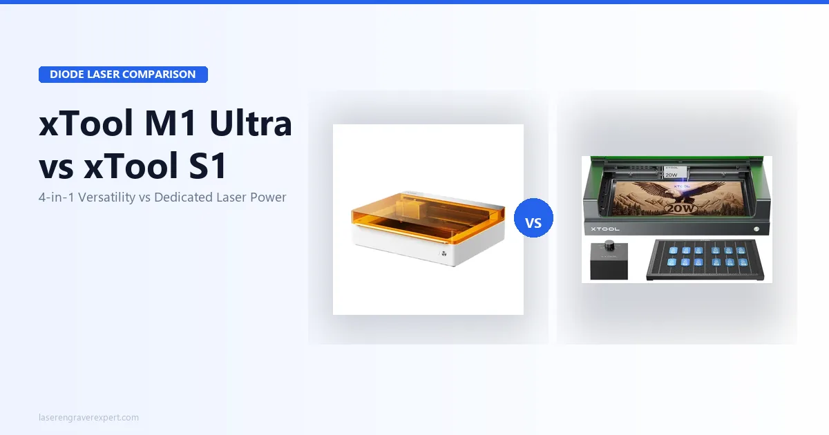 xTool M1 Ultra vs xTool S1 (2026): Which Is Right for You?
